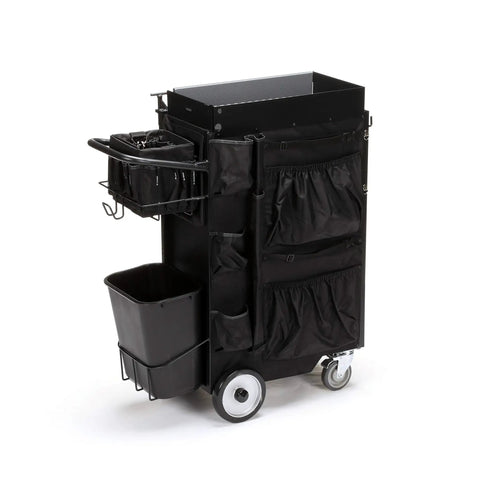 BadAss 3 Drawer Welded Steel Cart for Hvac and Trades mobile equipment carrier with black finish and storage compartments.