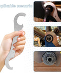 Double Ended Bicycle Bottom Bracket Lockring Wrench And Removal Tool for cup and cone systems in various use scenarios.