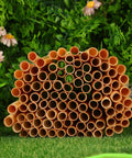 Close-up of Mason Bee Tubes 300 Pack 6 Inch Pollinator Tubes For Beekeeping Outdoor Nesting Tubes Replacement Reed