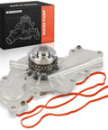 Engine Water Pump With Pulley DOHC 6 Cylinder 3.5L 3.7L Replacement For Ford Edge Explorer Fusion product with box.