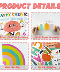 Product details showing Therapy Office Bulletin Board Decoration Set For Mental Health Classrooms And Counselors with colorful patterns