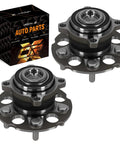 512344 Rear Wheel Bearing And Hub Assembly For Honda CRV 2007 2011 Crosstour 2010 2015 And Accord Crosstour 2010 2011 Rear 5 Lug 4 Bolt Pattern With Encoder ABS Wheel Hub Replacement For Rock Solid Ride two-pack