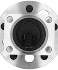Top view of Single Rear Wheel Hub Assembly with Sealed Ball Bearing Unit for Select Buick Cadillac Chevrolet Oldsmobile Pontiac Models, Direct-swap OEM fit