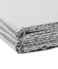 Folded Reflective Insulation Roll 23.6 Inch By 10 Foot Bubble Aluminum Foil Sheet For Summer Heat Reduction Radiant Barrier Wrap