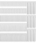 Assorted stainless steel U-type fasteners from the Stainless Steel Cotter Pin Kit For Mechanics With Corrosion Resistant Spring Clips