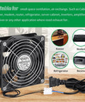 120mm x 38mm Axial Fan With Ball Bearing, Multi Voltage 110V 120V 220V 240V, for server racks and industrial enclosures