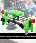 Knockout Adjustable Sliding Rheostat 2 Amp 20 Ohm Variable Resistor in green for high school physics experiments