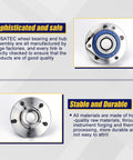 Front Wheel Bearing And Hub Assembly Direct Fit 5 Lug Bolts No ABS 513203 Fits Buick Allure Century LaCrosse Regal