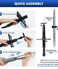 Diagram showing assembly of Heavy Duty Workhorse Gimbal Bearing Alignment Tool And Installation Puller for boats.