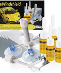 Keep Your Daily Driver Slick With This Hella Easy Windshield Crack Repair Kit Auto Glass Chip Bullseye Fix Tool including resins and injector.