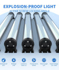 Beefed Up 25W IP66 Explosion Proof LED Work Light Tube for CNC Machines and Industrial Lighting 110V to 220V