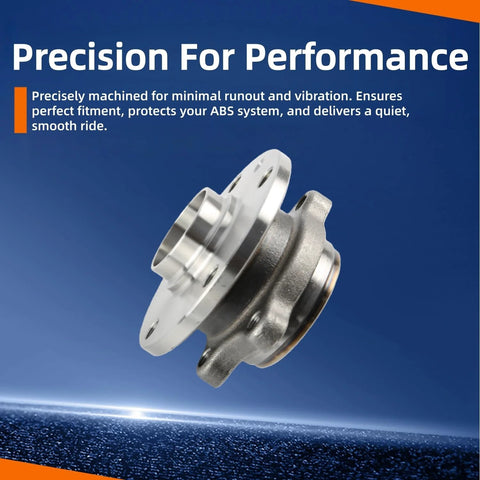 Front Wheel Bearing Hub Assembly Five Lug With ABS Compatible With Audi TT Quattro 2008 2015 A3 2009 2013 Q3 2015 2018
