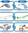 Comparison of Toddler Golf Club Set With Retractable Metal Shaft And Upgraded Grooved Design, Durable Aluminum Build, Kids Golf Toys