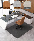Big Non Slip Office Chair Mat For Hardwood Floors 35.4 X 47.2 Inches Heavy Duty PVC Floor Protector under desk and chair