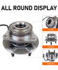 Front Wheel Bearing And Hub Assembly 5 Lug With ABS For 2005 2006 Chevy Equinox 2006 Pontiac Torrent And 2002 2007 Saturn Vue Aftermarket Replacement