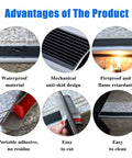 Benefits of Self Adhesive Black Vinyl Stair Nosing Edge Protector Non Slip Waterproof Stair Edging Trim For Indoor Outdoor Staircases