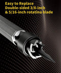 Heavy Duty Top Notch Double Sided Spot Weld Cutter Set, 13 Piece 3/8 And 5/16 Inch HSS Titanium Cobalt Drill Bits With Hex Shank