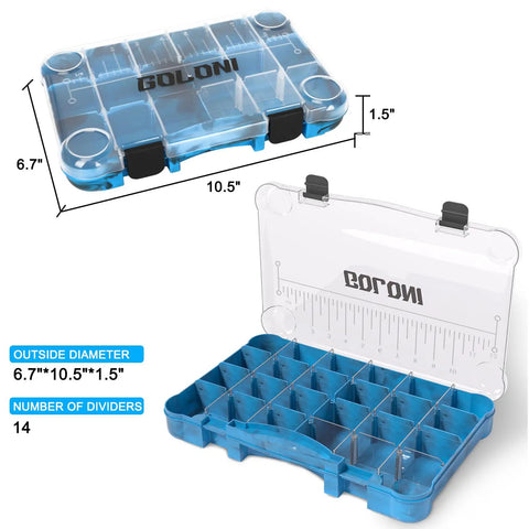 clear plastic fishing boxes Clear Plastic Fishing Tackle Box Organizer Set Four Pack With Removable Dividers And 3600 Tackle Trays Perfect Lure Box For Crankbaits Jerkbaits