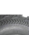 Close-up of Bearclaw EX 22x8x10 Front ATV UTV SxS Tires showing aggressive all-terrain tread and sidewall details