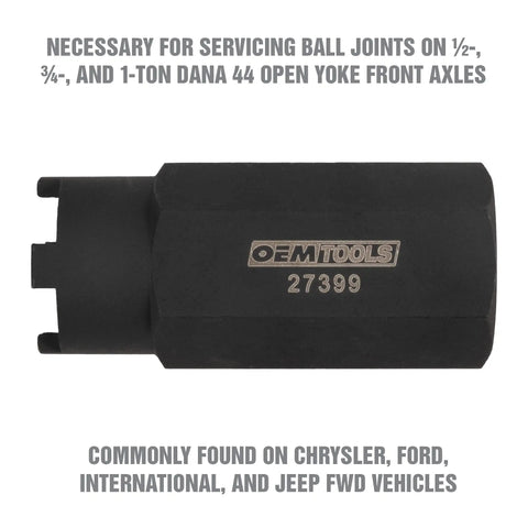 Ball Joint Spanner Wrench Pro Grade Heavy Duty Tool For Removing And Installing Ball Joint Adjusting Sleeves On One Half And