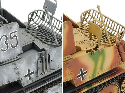 Marder III German Tank Destroyer Model Kit One Thirty Fifth Scale Plastic Assembly, detailed exterior with decals and latches