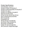 Product specifications for Rear Hub Bearing Assembly For Ford Transit 5 Lug 250 350 HD 2015 2019 Without ABS Drop In Bolt On Direct Fit