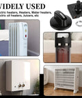 DIY Ready 4 Position Rotary Switch With Knob Replacement For Fans And Small Appliances, 125V To 250V, 3 Speed Settings Plus Off, Durable Universal Speed Selector Switch Pack Of 2 for heaters and appliances