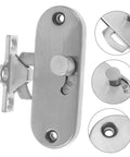 Sliding Barn Door Lock Privacy Latch With Screws Rust Resistant Outswing Door Security For Bathroom Garage Easy Install And Durable Construction