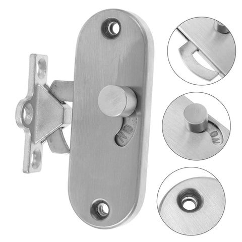 Sliding Barn Door Lock Privacy Latch With Screws Rust Resistant Outswing Door Security For Bathroom Garage Easy Install And Durable Construction