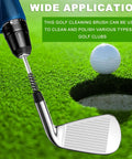 10 Pack Golf Club Head Hosel Brushes Set Pro Grade Cleaning Tool For Cleaning Wood And Iron Clubs Includes Stainless Steel Bore Brush