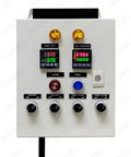 Heavy Duty Powder Coating Oven Control Panel Workhorse With Wall Mount Enclosure and Pro Grade Dual Line PID Display
