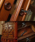 26 Key Universal Skeleton Key Set for Antique Dresser Cabinets and Old Timey Style Furniture Replacement Keys in lock and drawer