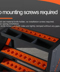 4 Tier CNC Tool Rack With 40 Taper Holder And 70 Capacity CNC Tool Cart Storage Cabinet, showing no mounting screws required