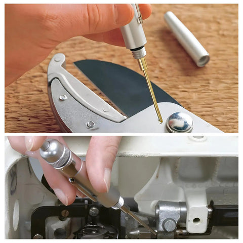 Precision Oiler Pen For Cars And Machines With Aluminum Body Pocket Clip And Cap Portable Pinpoint Lubrication Tool For Exact Grease Application And No Fuss Overfill Worries used on tools