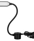 Amazing Power sewing machine LED gooseneck lamp with magnetic base, black finish and plug-in cord