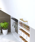 Kitchen cabinet with Armadale Collection Champagne Bronze Modern Rectangular Cabinet And Drawer Pull Handle Center To Center 96 mm