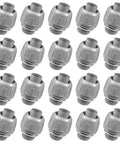 Twenty Pack Half Inch Liquid Tight Connectors Tough As Nails Nylon Flexible Conduit Fittings arranged in grid layout.