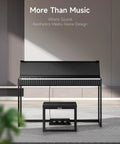 OURA S300 88 Key Weighted Digital Piano With Graded Hammer Action, Bluetooth Connectivity, 256 Polyphony in modern living room