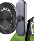 Magnetic Golf Cart Phone Holder That Snaps On And Keeps Your iPhone 16 Pro Max 15 14 13 12 Plus Stays Put On Bumpy Rides displaying map app
