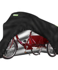 Adult Tricycle Cover Heavy Duty 600D Oxford Waterproof Fabric For Outdoor Storage Fits Three Wheel Electric Trike Protects From Dust Dirt Scratches Weatherproof All Weather Durable And Hard Wearing black cover on trike