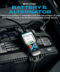 Bluetooth OBD2 Scanner Diagnostic Tool For Cars And Trucks Code Reader performing battery and alternator tests