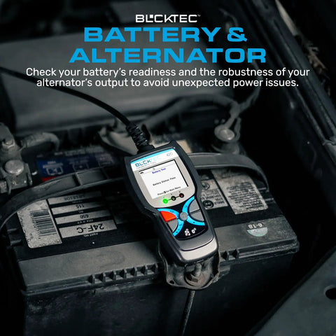 Bluetooth OBD2 Scanner Diagnostic Tool For Cars And Trucks Code Reader performing battery and alternator tests
