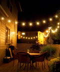 Heavy Duty Outdoor String Light Poles 9 Ft Two Pack For Backyard Patio Lights, Stable Metal Poles For Holidays Parties Weddings.