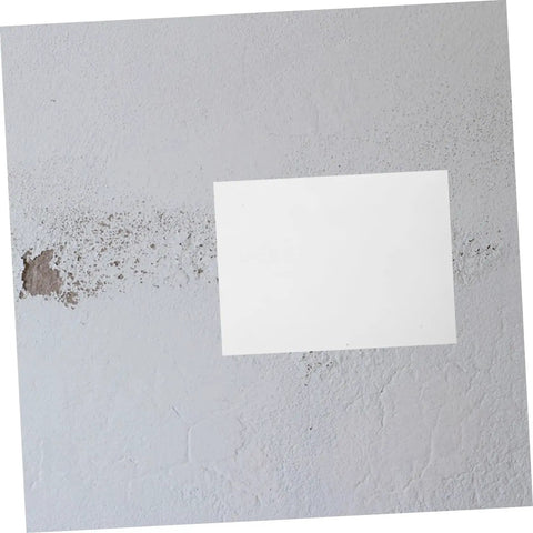 Self Adhesive Wall Patch Kit With 12 Durable Vinyl Siding Patches 8.26 By 5.90 Inches Quick DIY Fix showing patch on cracked wall