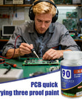 Waterproof Circuit Board Coating For PCB Boards, Clear Potting Compound And Electronics Sealant That Keeps Labels Visible, Shields Circuits From Dust And Moisture, Adds Protective Insulation, Perfect For Pros And DIYers In The Field, 250ml bottle