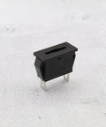 Heavy Duty Five Pack Standard Blade Fuse Holders Panel Mount For Auto Wiring Safety 12V 30A black fuse holder with metal pins.