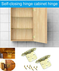 Antique Metal Cabinet Hinges Set for Overlay and Inset Doors with soft-close feature, shown on kitchen cabinet