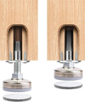 Six Pack Heavy Duty Adjustable Furniture Leveling Feet For Tables Chairs Cabinets And Sofas Precision Threaded Leg Levelers