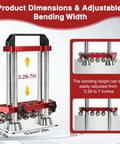 Sheet Metal Roller 2 Station Bender For Roofing Tools With 0 To 100 Degree Bending Range And Angled Roller Design Protects Sheets