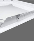 Heavy Duty Boss Grade 6X6 Inch Galvanized Steel Access Panel corner detail with secure lock for HVAC and plumbing access.